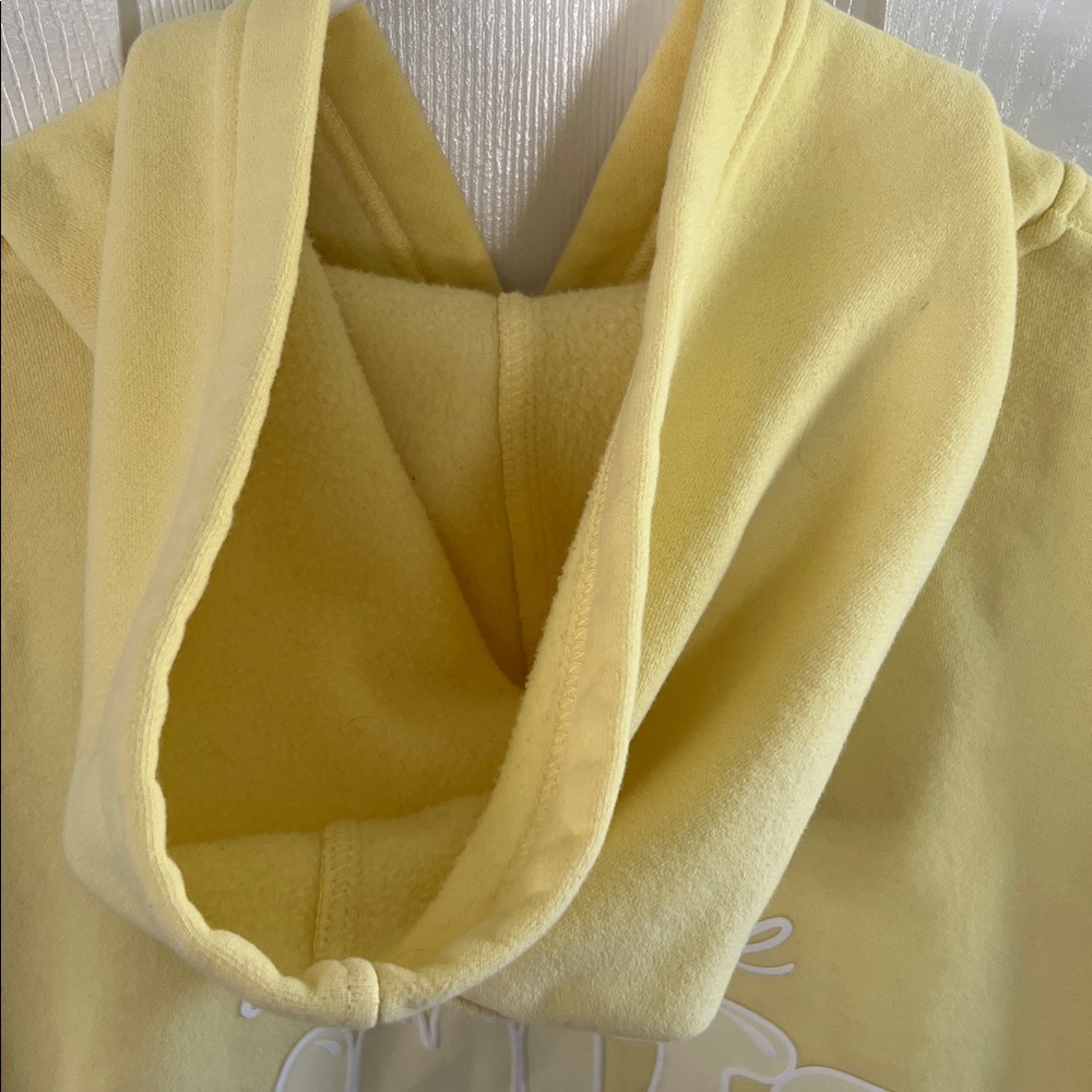 NWOT White Fox Boutique With Love Always Oversized Hoodie Lemon Size M/L - Picture 8 of 11